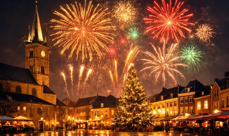 Sfeervolle jaarwisseling in het hart van Sittard.